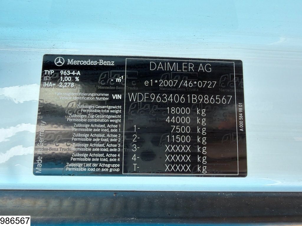 Mercedes Actros 1842 Euro 6, retarder, air suspension