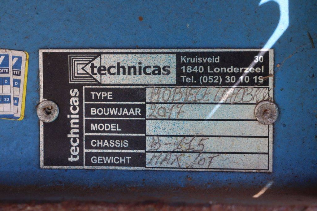 Mobile loading bridge Technicas 10000kg 2017