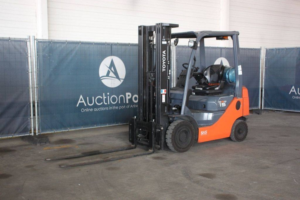 Heftruck Toyota 02-8FGF15 LPG 1500kg 4.7m 2017