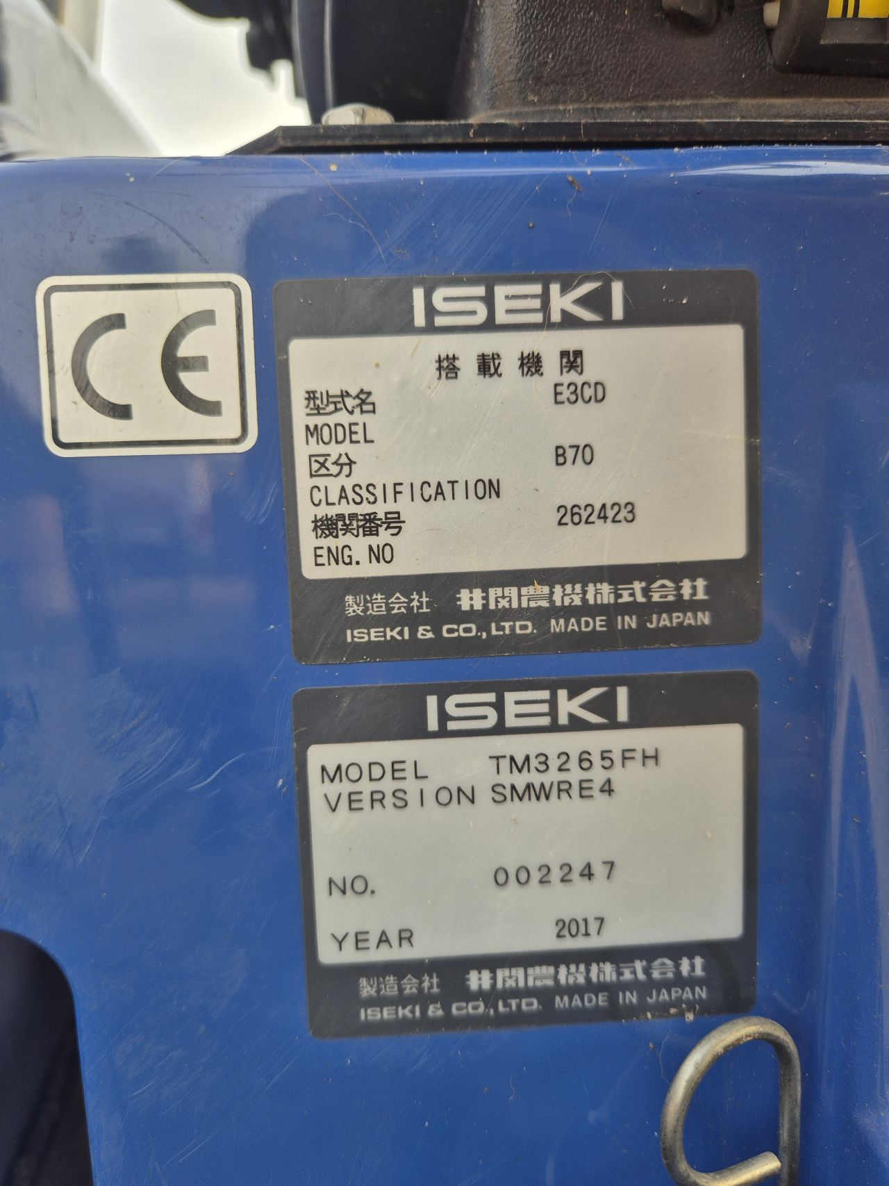 Iseki TM3265 Hydrostaat 4WD (2017) - 231 uur - incl accessoires