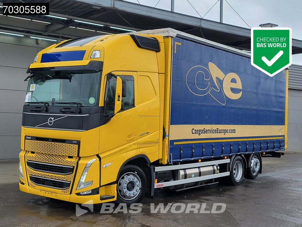 Volvo FH 460 6X2 Curtainsider LNG Engine Sliding roof I-Park cool VEB+ Euro 6