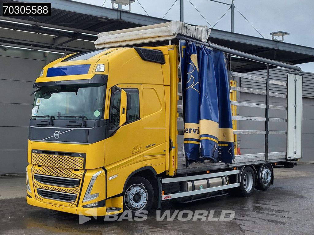 Volvo FH 460 6X2 Curtainsider LNG Engine Sliding roof I-Park cool VEB+ Euro 6