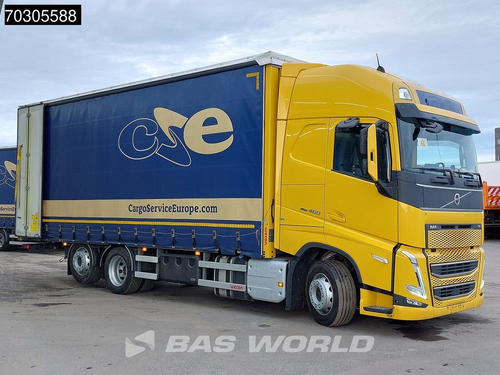 Volvo FH 460 6X2 Curtainsider LNG Engine Sliding roof I-Park cool VEB+ Euro 6