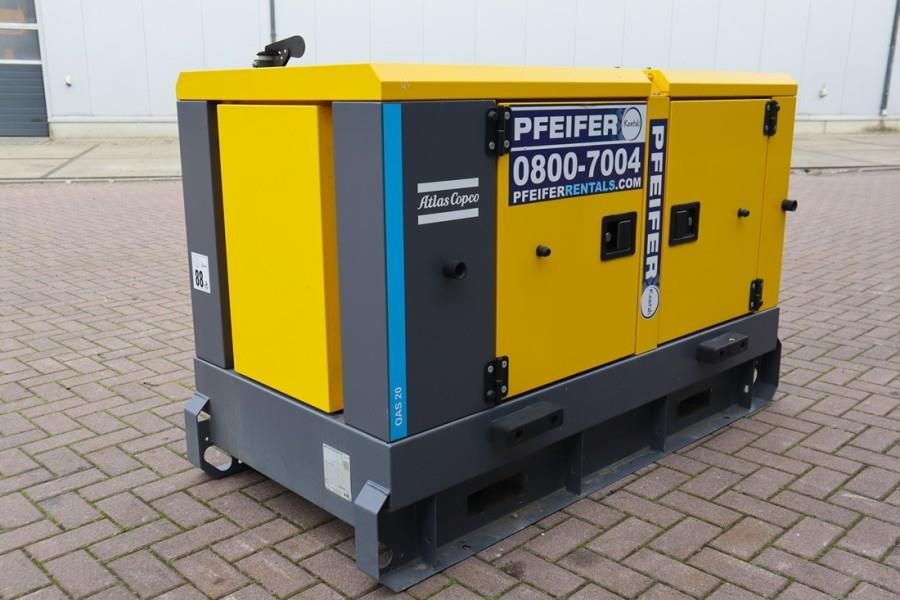 Atlas Copco QAS 20 S5 Valid Inspection, 17 kVA, Also Available