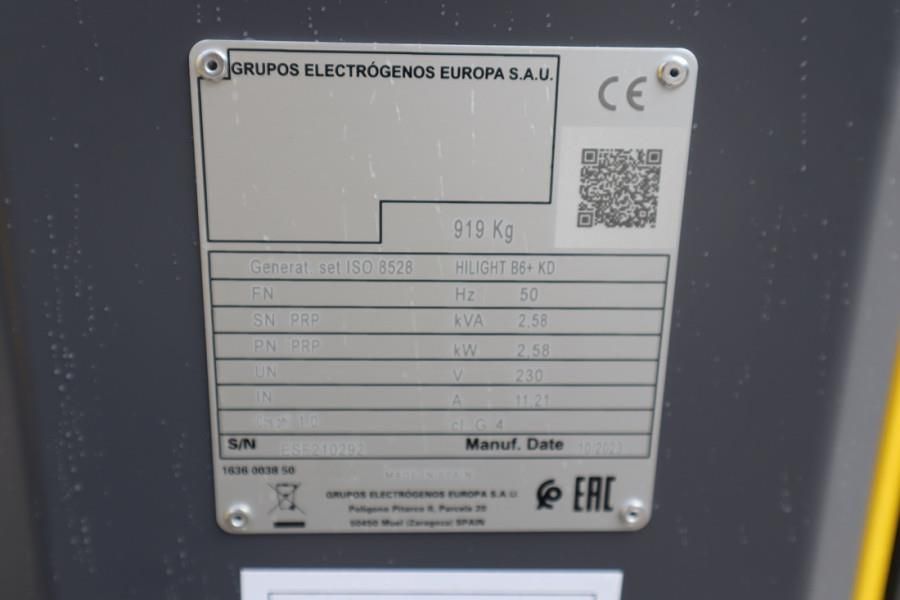 Atlas Copco Hilight B6+ KD Valid inspection, Max Boom Height 8