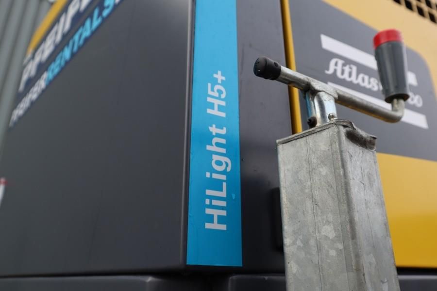 Atlas Copco HiLight H5+ SV2 Valid inspection, Max Boom Height