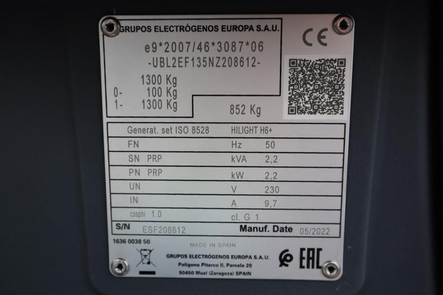 Atlas Copco Hilight H6+ Valid inspection, Max Boom Height 8m,
