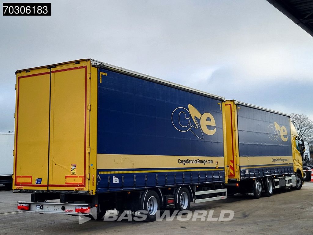 Volvo FH 460 6X2 Curtainsider Combi LNG Engine Sliding roof Lift Axle I-Park cool VEB+