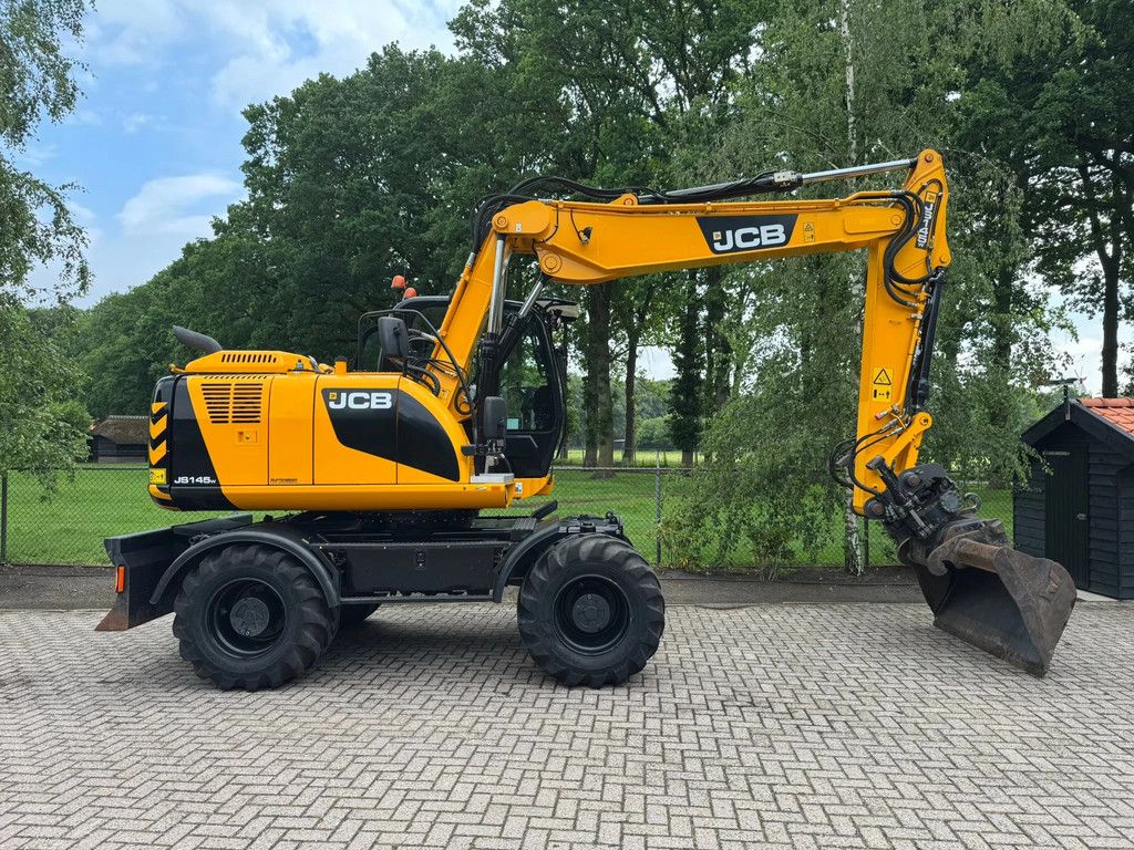 JCB JS145W Mobiele kraan met Draaikantelstuk DKS