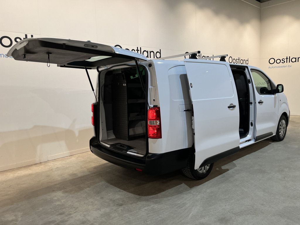 Peugeot E-Expert (Citroën Jumpy) L3 136 75 kWh / 100% Elektrisch !! / Kast-inrichting / Airco / Cruise Control / Klep / 3-Zits / 31.500 KM !!