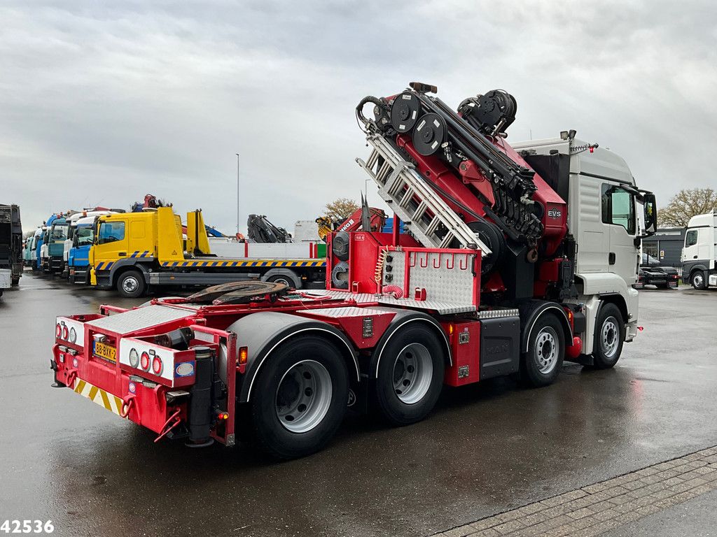 Man TGS 35.500 8x4 HMF 95 Tonmeter laadkraan bj. 2019!