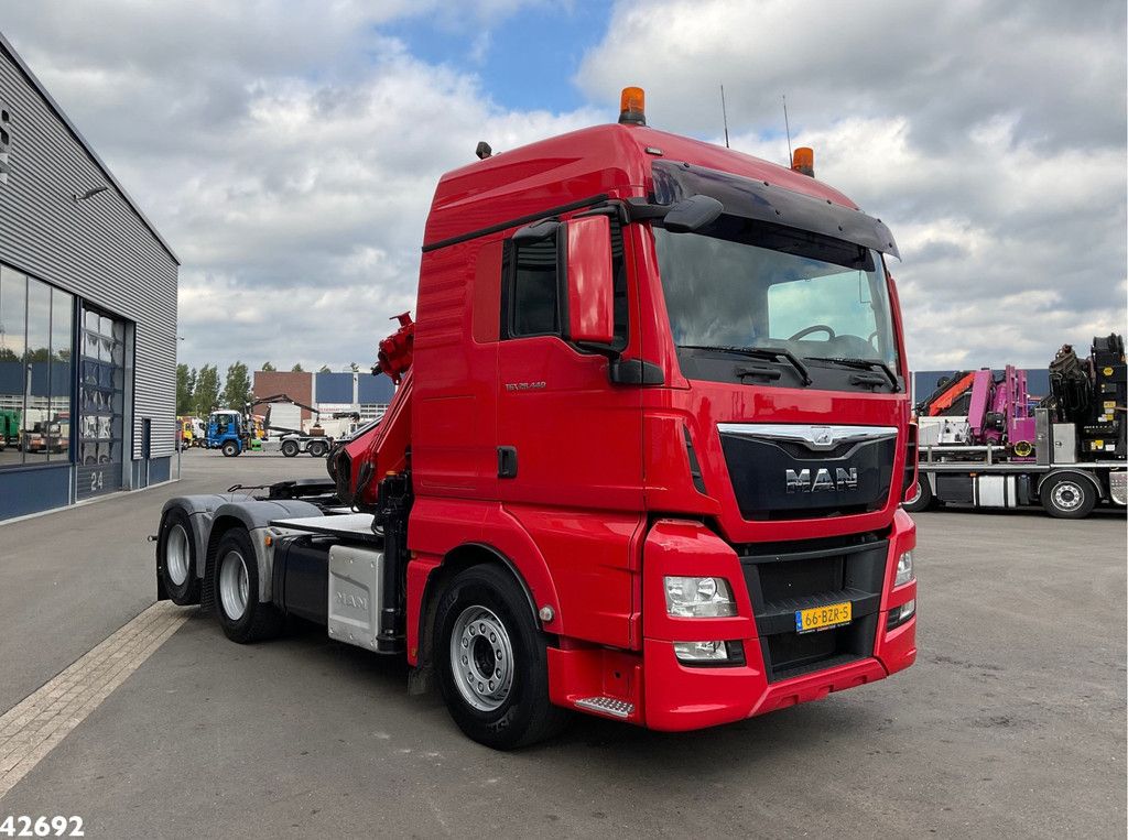 Man TGX 28.440 Euro 6 Fassi 23 Tonmeter laadkraan + Fly-Jib