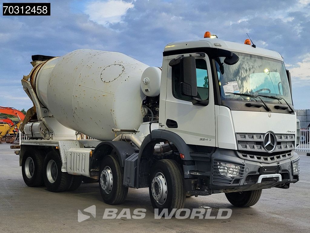 Mercedes Arocs Arocs 3240 8X4 9m3 Stetter Mixer Steelsuspension Automatic Euro 6