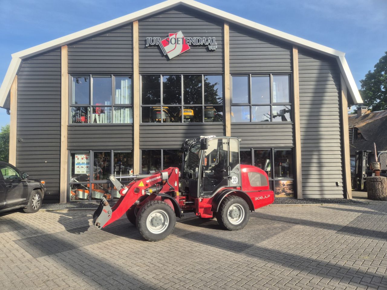 WEIDEMANN 3080 LP shovel met gewicht van 4700 kgs