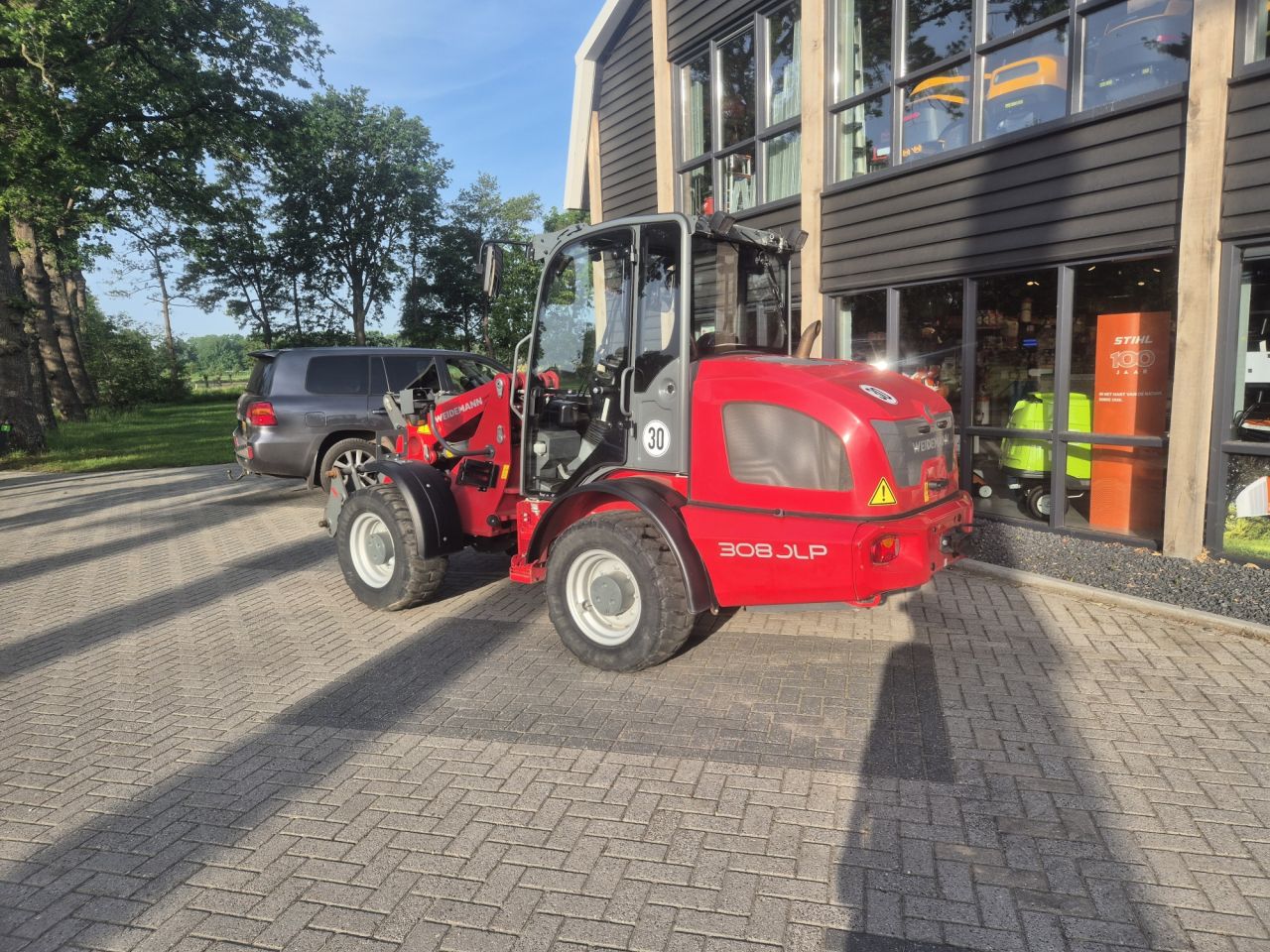 WEIDEMANN 3080 LP shovel met gewicht van 4700 kgs