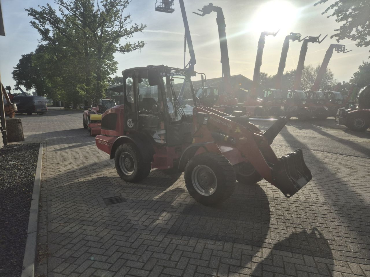 WEIDEMANN 3080 LP shovel met gewicht van 4700 kgs