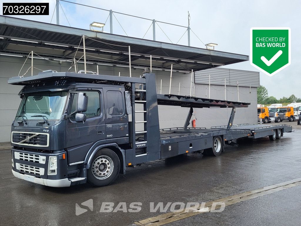 Volvo FM FM 340 4X2 Tijhof Car transporter Full Air suspension Automatic Euro 3