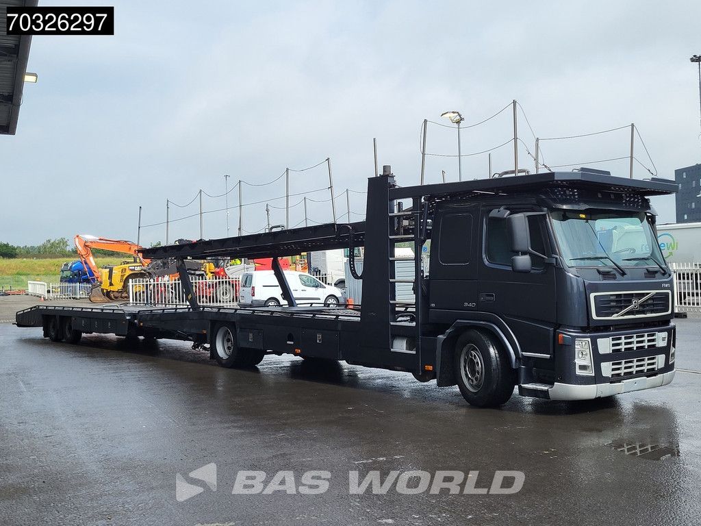 Volvo FM FM 340 4X2 Tijhof Car transporter Full Air suspension Automatic Euro 3
