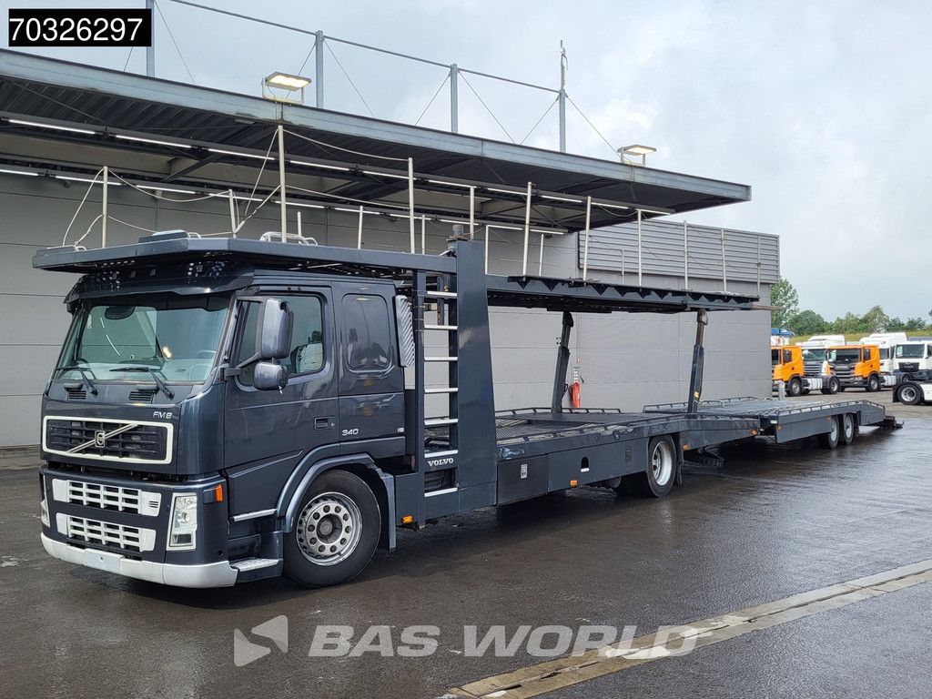 Volvo FM FM 340 4X2 Tijhof Car transporter Full Air suspension Automatic Euro 3
