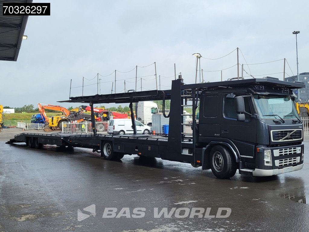 Volvo FM FM 340 4X2 Tijhof Car transporter Full Air suspension Automatic Euro 3