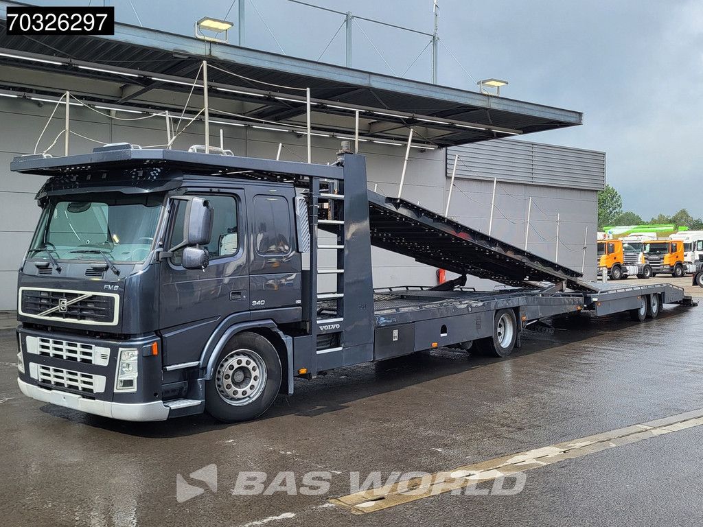 Volvo FM FM 340 4X2 Tijhof Car transporter Full Air suspension Automatic Euro 3