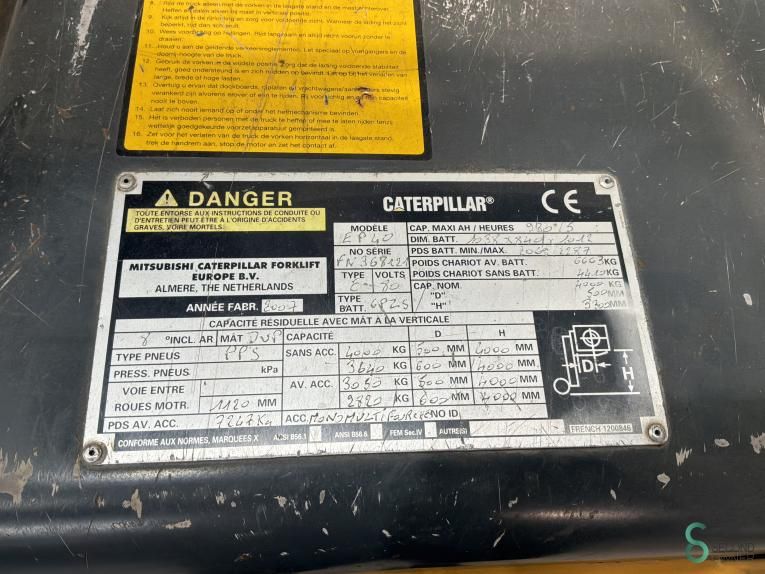 Gabelstapler Elektrisch Caterpillar EP40 2007