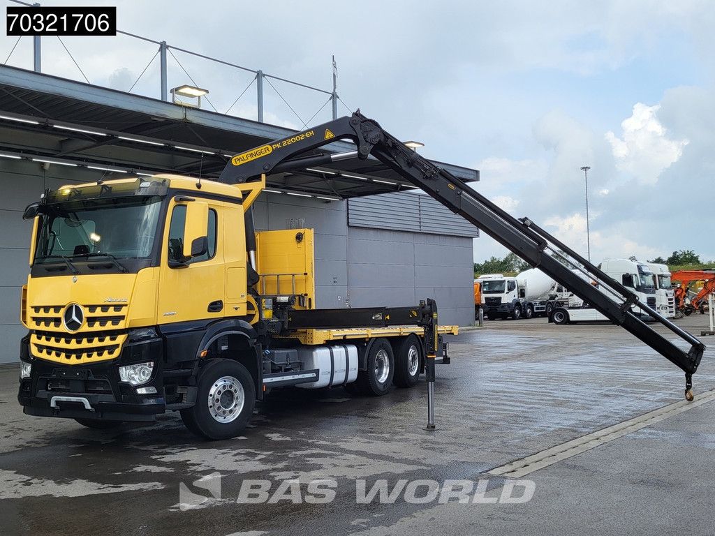 Mercedes Arocs 2851 6X2 Palfinger PK22002-EH Crane Kran German Truck Retarder 6x2*4