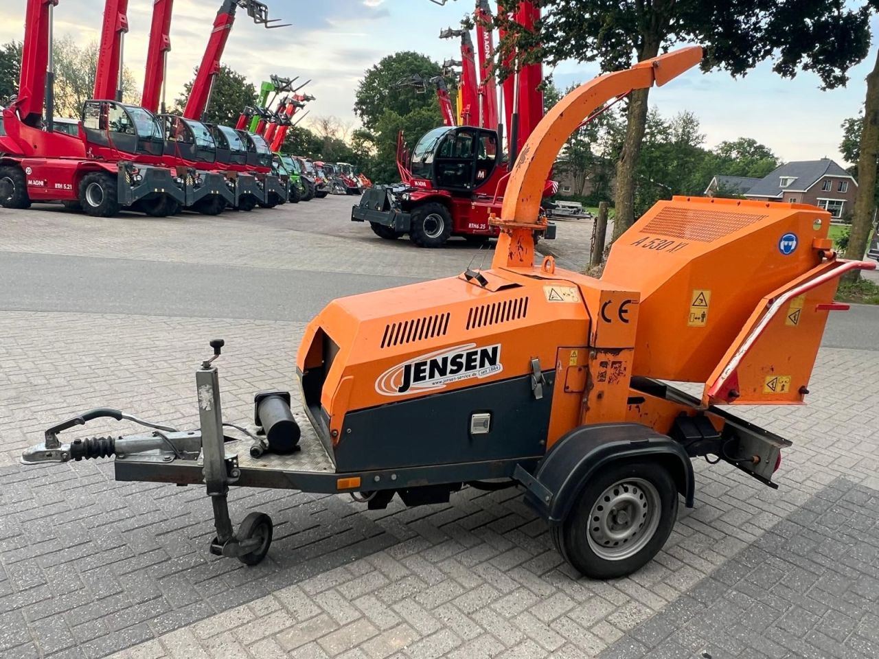 JENSEN A530XL hakselaar met Kubota dieselmotor