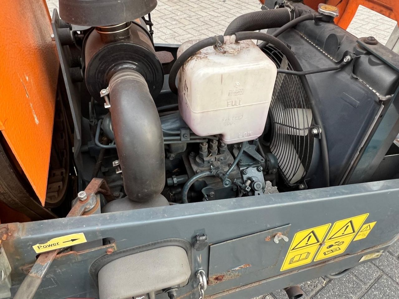 JENSEN A530XL hakselaar met Kubota dieselmotor