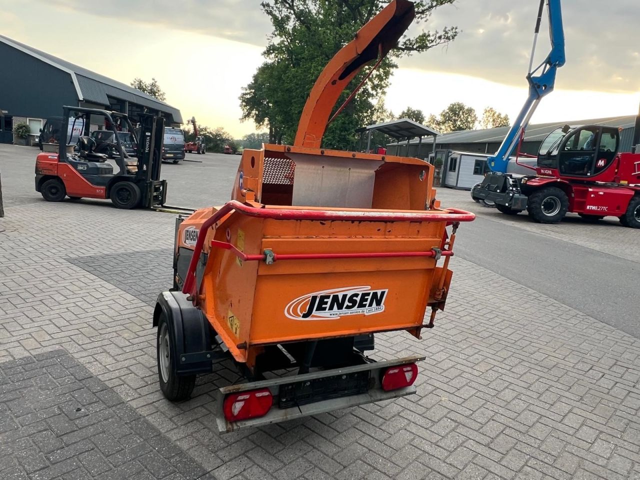 JENSEN A530XL hakselaar met Kubota dieselmotor