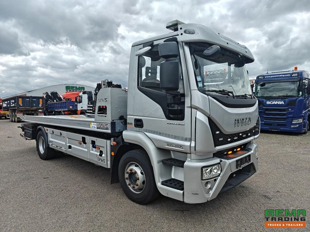 Iveco Eurocargo 120-250 4x2 Tageskabine (3 Pers.) Euro6D - Omarz S4.2000-223 + Fronthebehebel 4T + Doppelwinde + Fernbedienung
