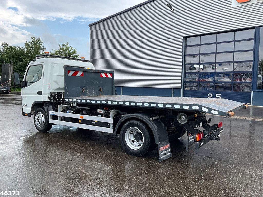 FUSO Canter Euro 6 Hyvalift 5 Ton haakarmsysteem + Flatbedcontainer Just 44.417 km!