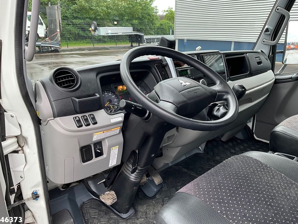 FUSO Canter Euro 6 Hyvalift 5 Ton haakarmsysteem + Flatbedcontainer Just 44.417 km!