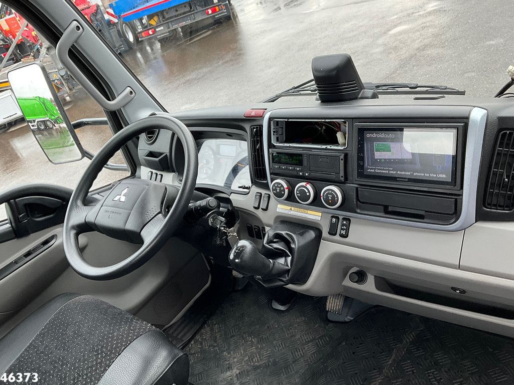 FUSO Canter Euro 6 Hyvalift 5 Ton haakarmsysteem + Flatbedcontainer Just 44.417 km!