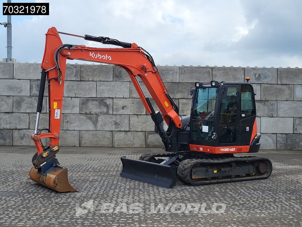 Kubota Select KX080 -4a2 A/C - 3 Buckets