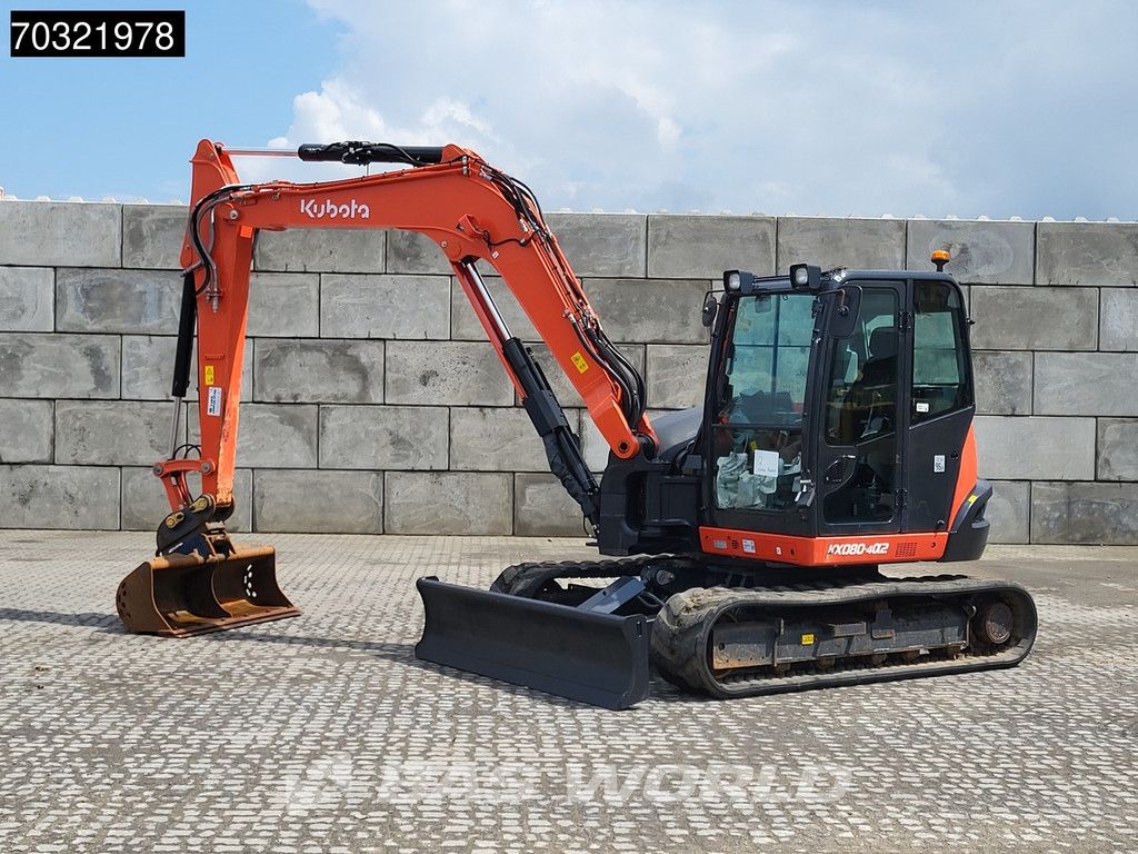 Kubota Select KX080 -4a2 A/C - 3 Buckets