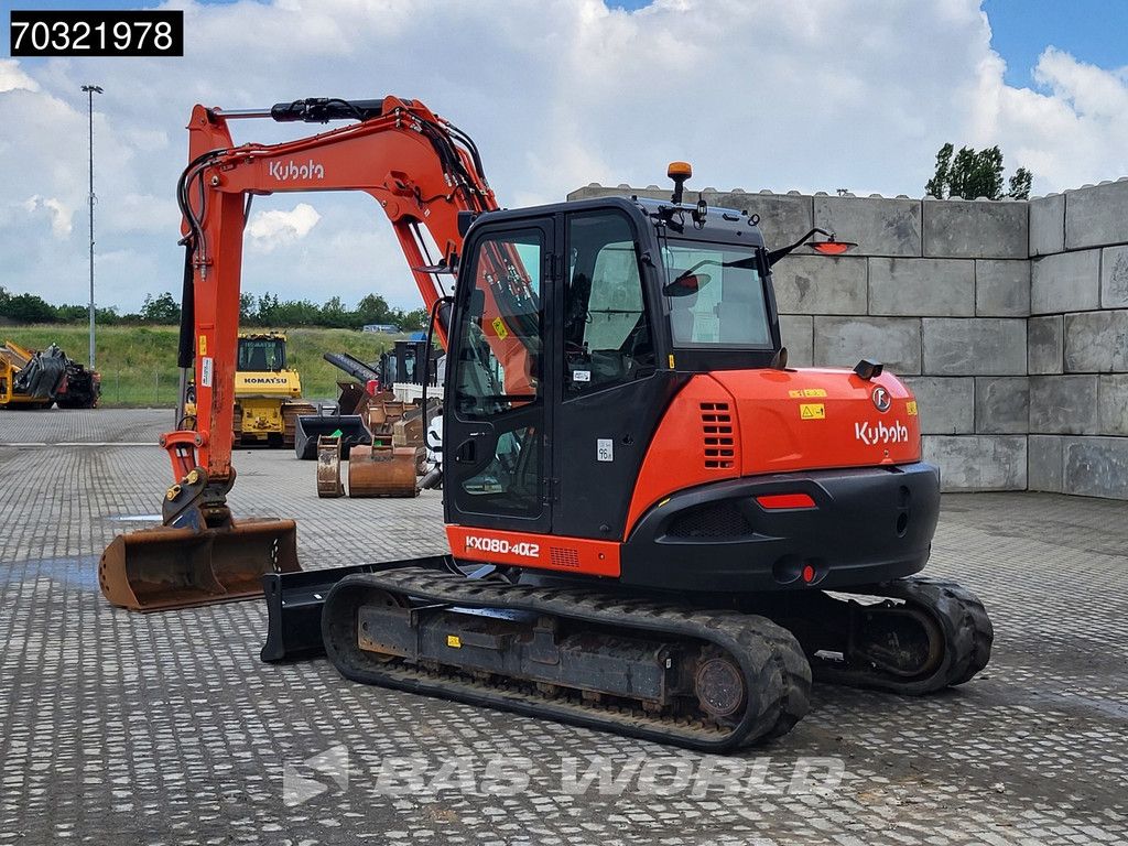 Kubota Select KX080 -4a2 A/C - 3 Buckets