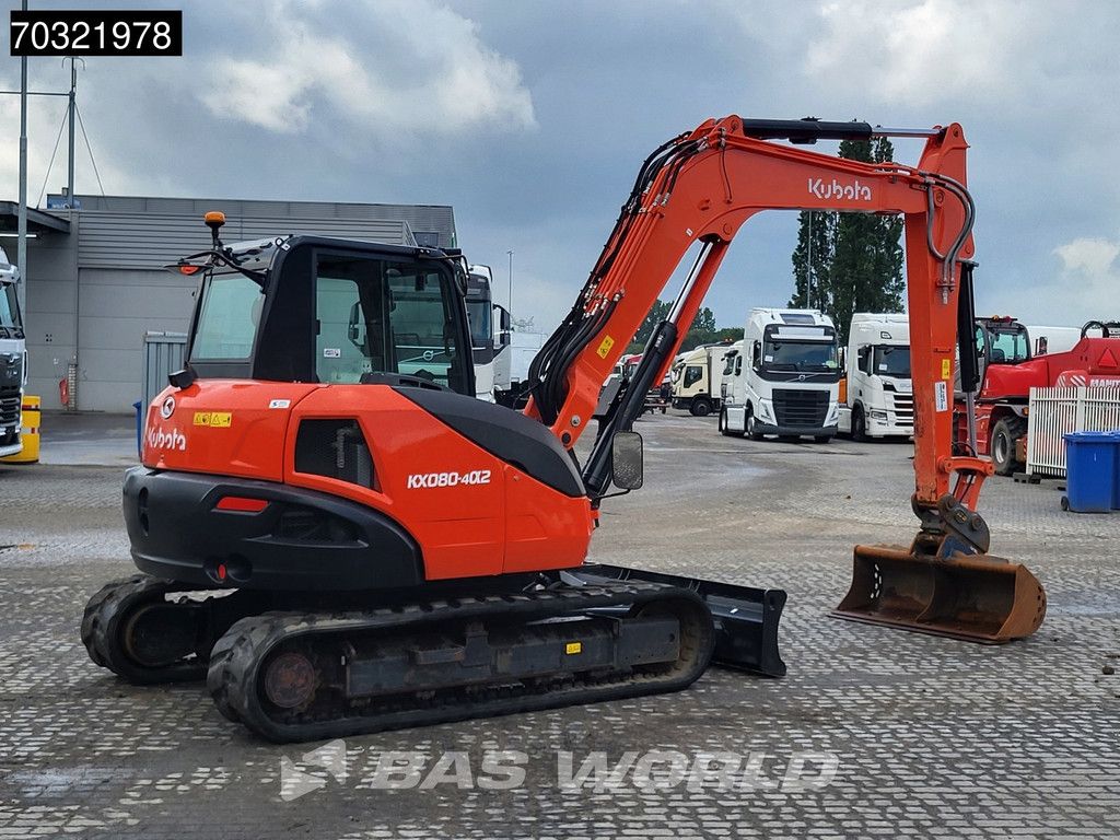 Kubota Select KX080 -4a2 A/C - 3 Buckets