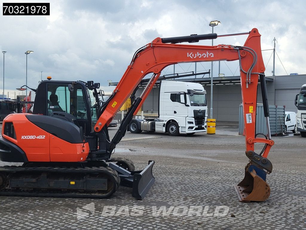 Kubota Select KX080 -4a2 A/C - 3 Buckets