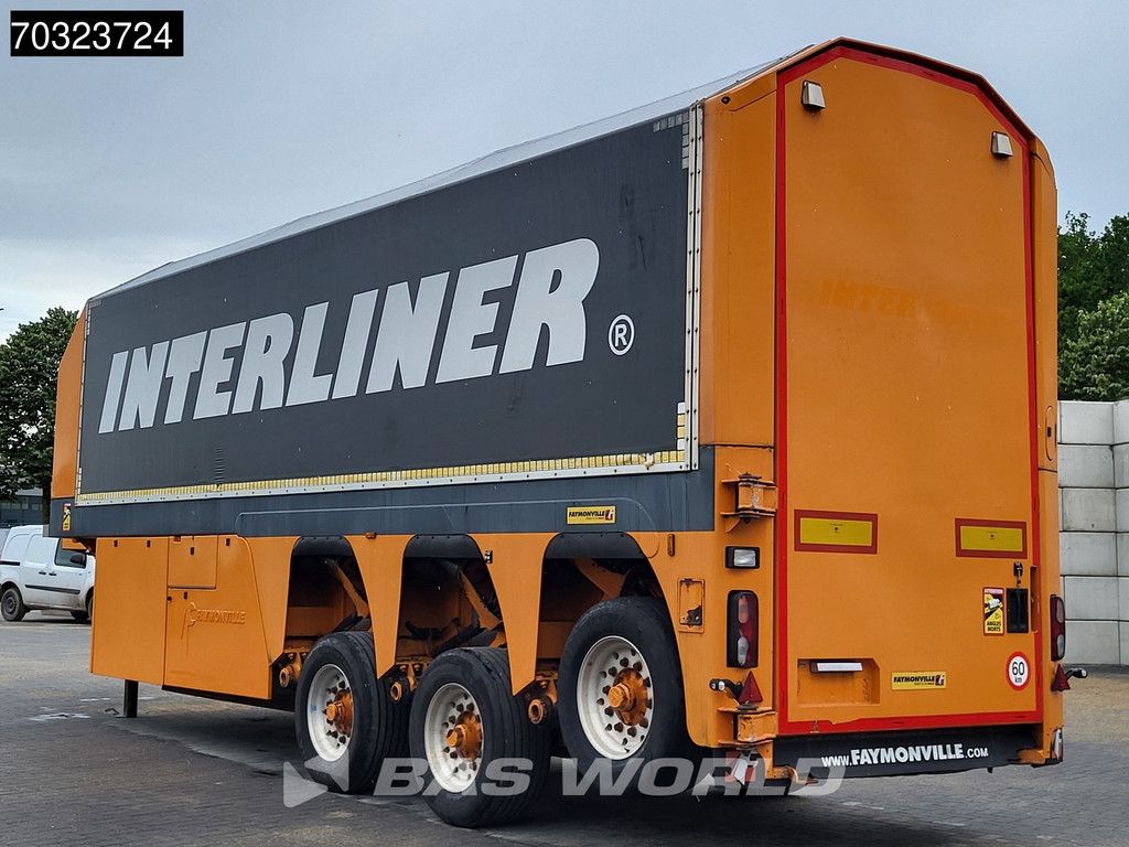Faymonville PV-3C 3 axles Empty Weight 6980 Glass Innenlader 2xLift Axle
