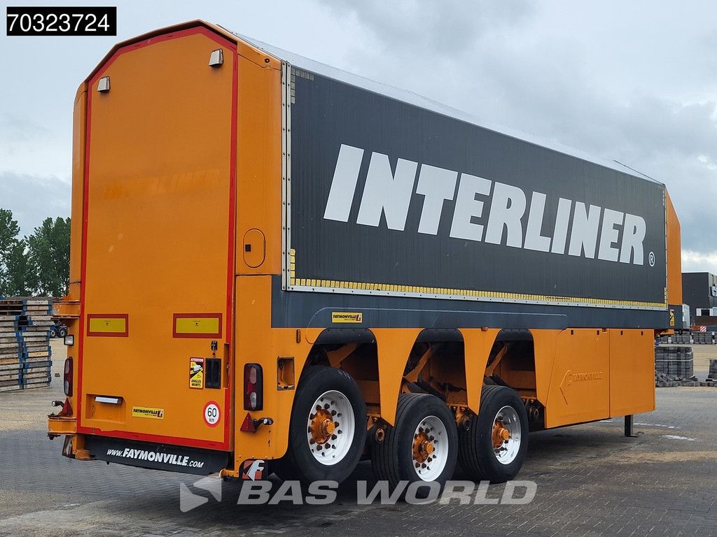 Faymonville PV-3C 3 axles Empty Weight 6980 Glass Innenlader 2xLift Axle
