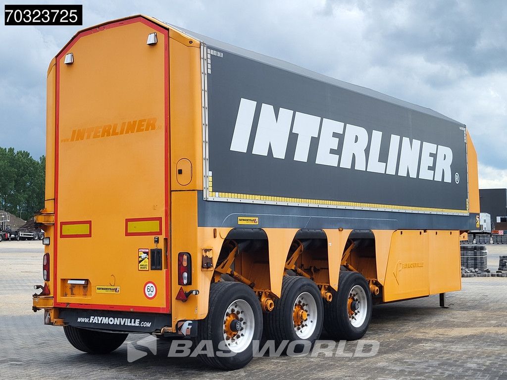 Faymonville F-S43-1EBB 3 axles 6670kg Glass Innenlader 2xLift Axle