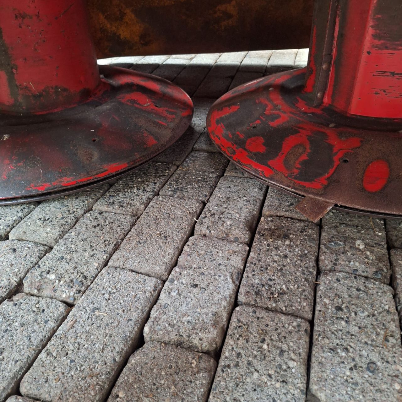 Deutz Fahr KM 24 en Wimat 165 trommelmaaier