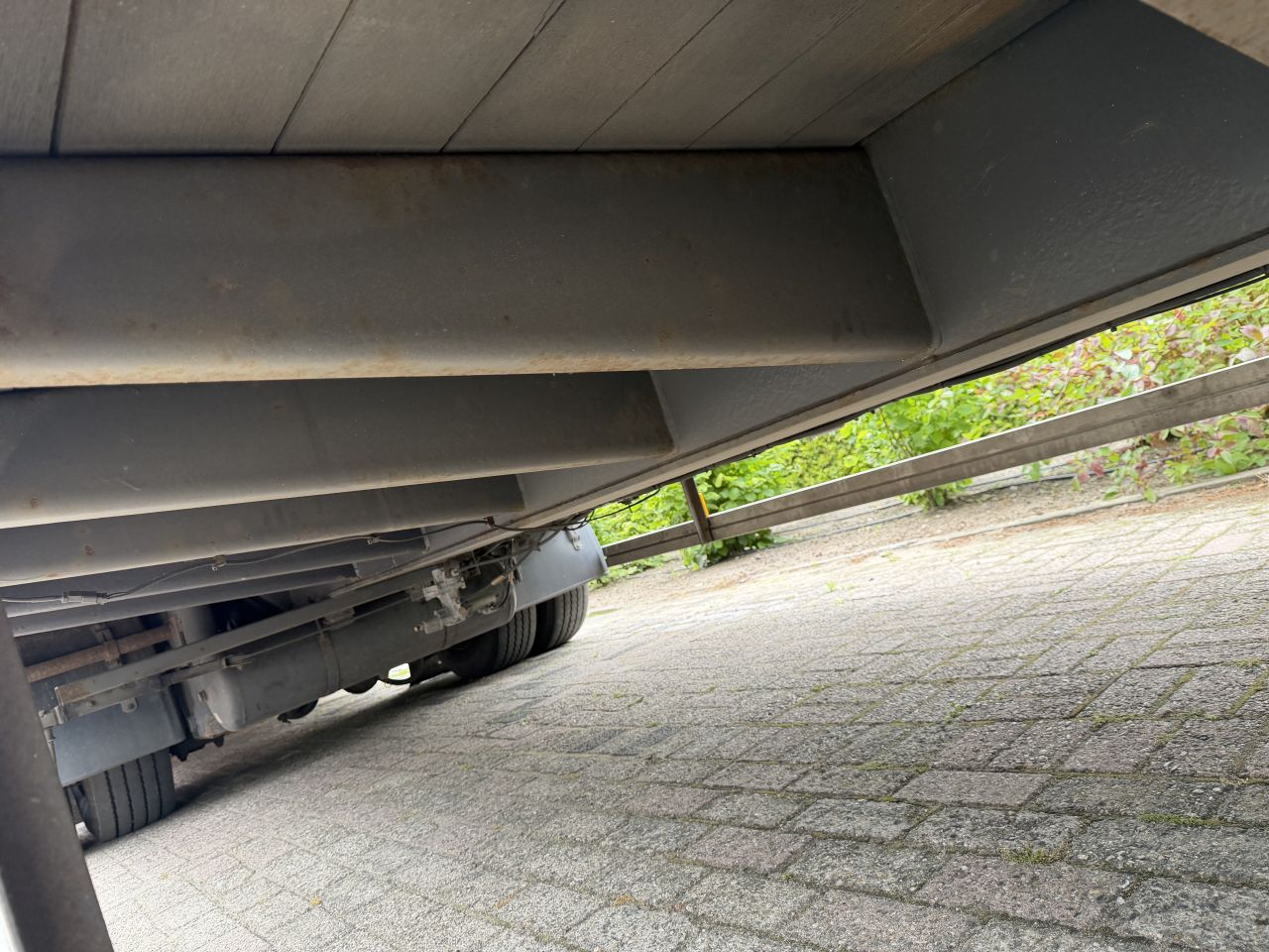 Nooteboom Semi dieplader machine transport laadklep