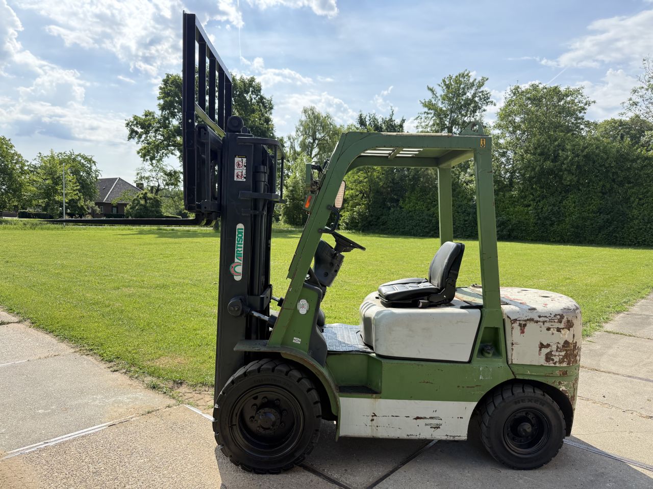 3 tonner diesel 3-delig Sideshift YANMAR 68000uur BJ2012