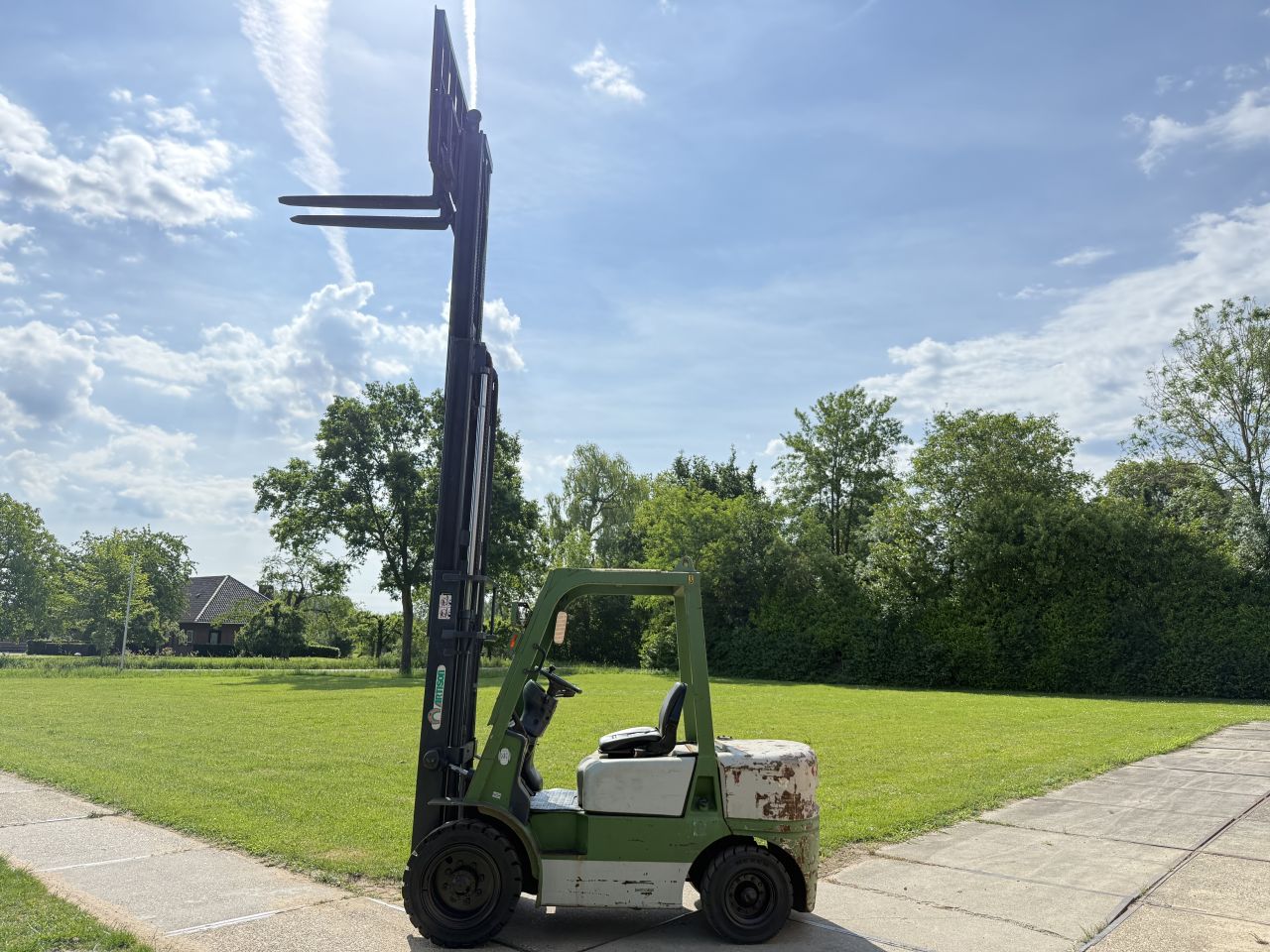 3 tonner diesel 3-delig Sideshift YANMAR 68000uur BJ2012