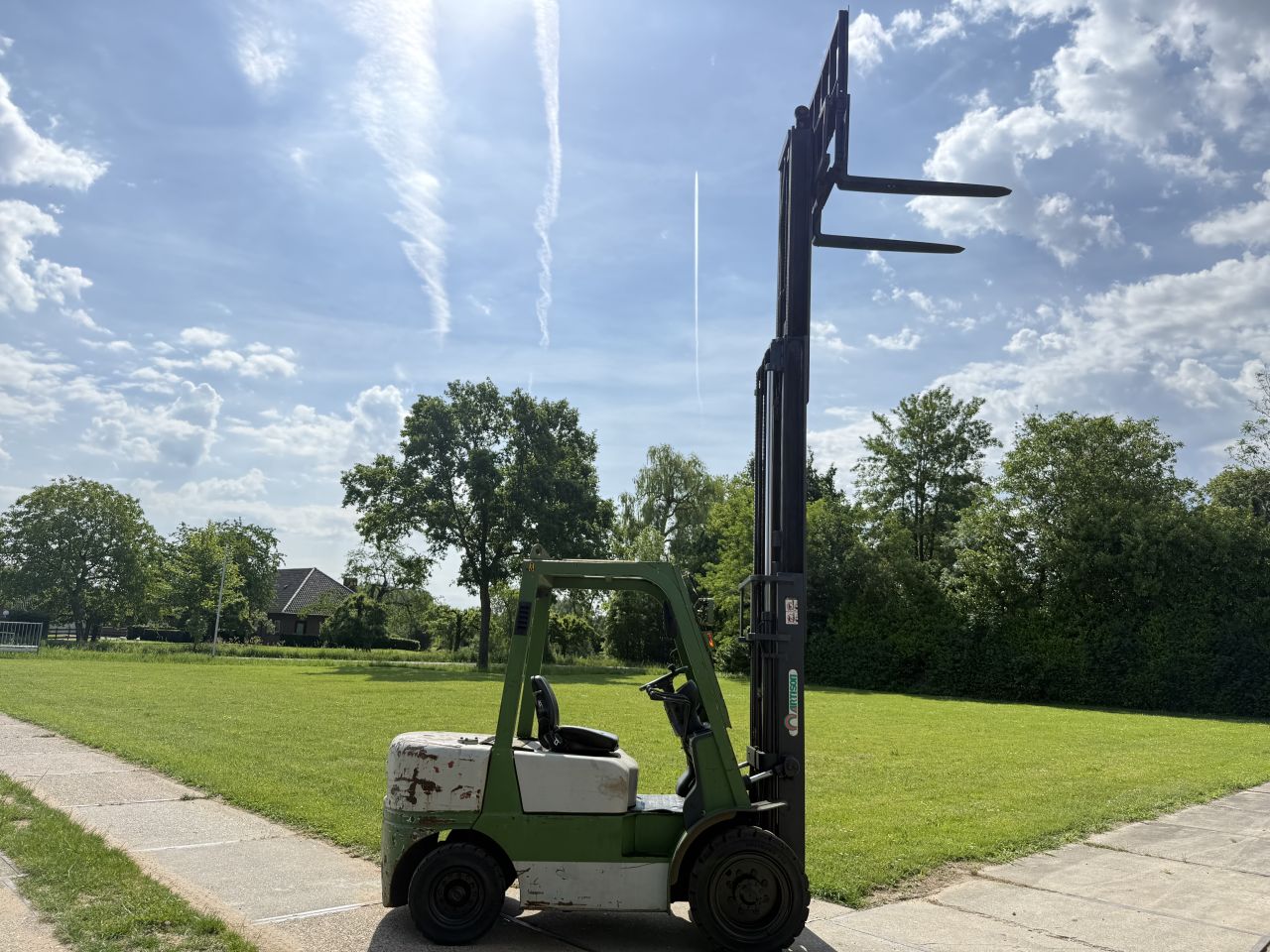 3 tonner diesel 3-delig Sideshift YANMAR 68000uur BJ2012