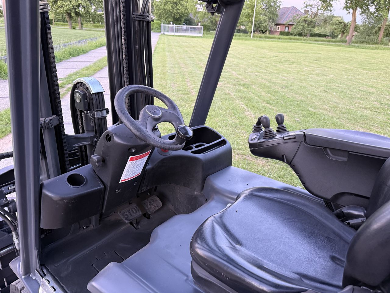 Linde 1600KG triplex Sideshift vorkversteller 4600uur BJ2019
