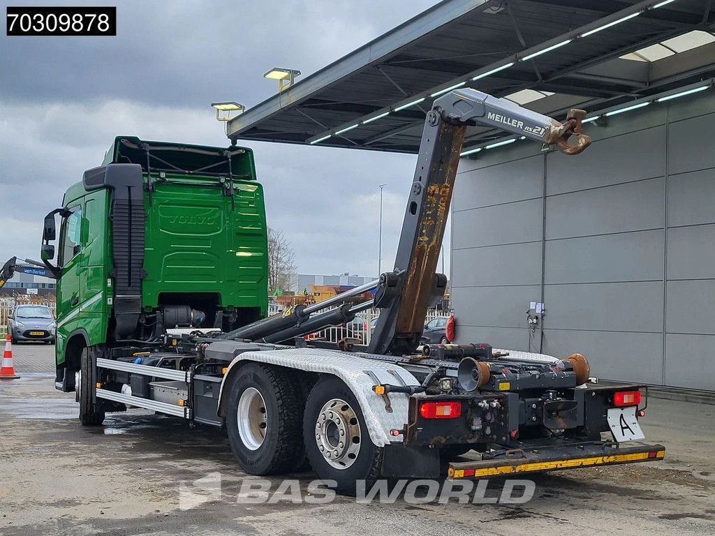 Volvo FH 460 6X2 Meiller RS21 70 container system Lift+steering axle Retarder Euro 6
