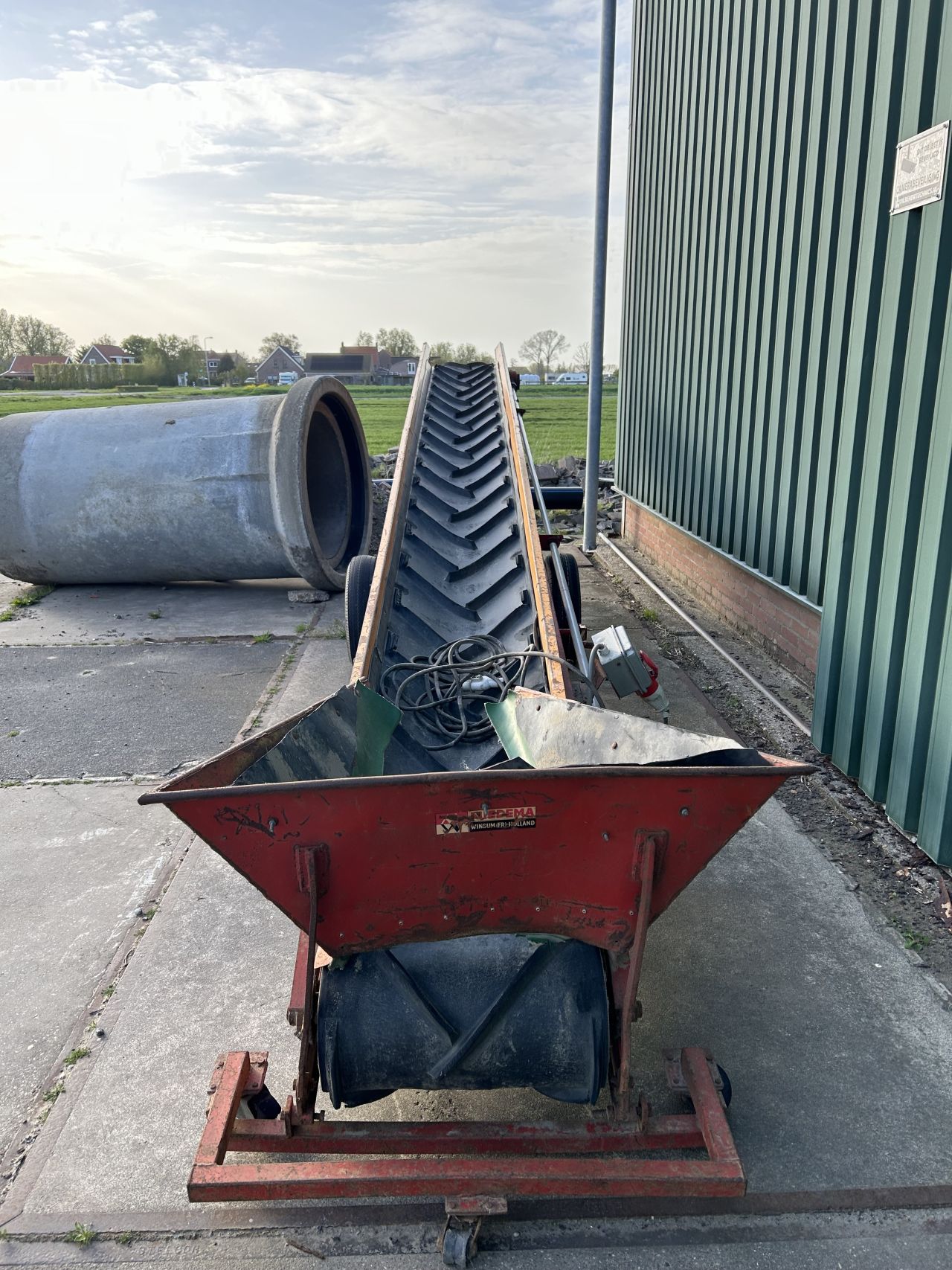 Miedema transportband 7 meter